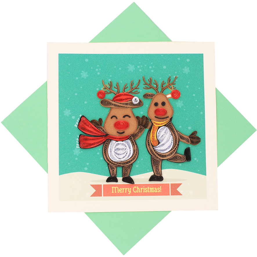 Quilling Christmas Card 08